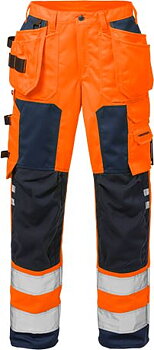 FRISTADS Varsel Hantverkarbyxa 2125 PLU kl 2, dam 2 Fristads  Large VARSEL HANTVERKARBYXA 2125 PLU KL 2, DAM