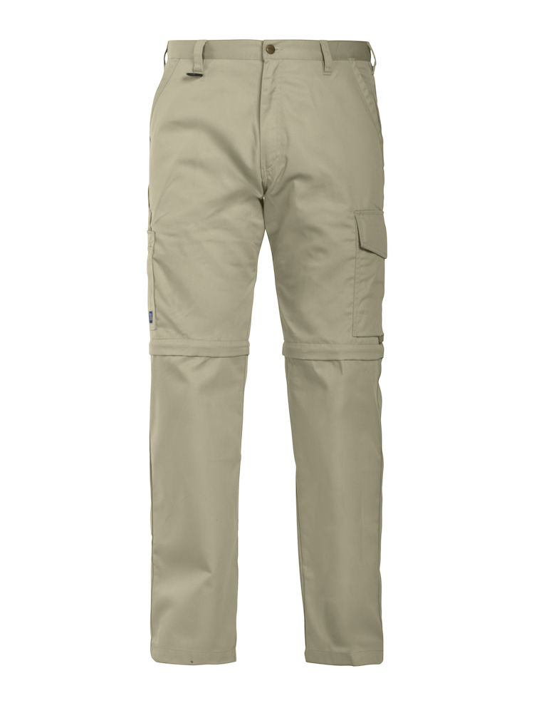  2502 MIDJEBYXA ZIP OFF KHAKI