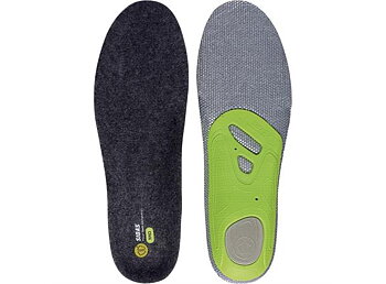 SIDAS 3FEET MERINO MID Grön  Formade iläggsulor för medelhögt fotvalv