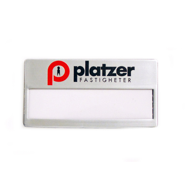 Plastbricka 68 x 33 mm med magnet