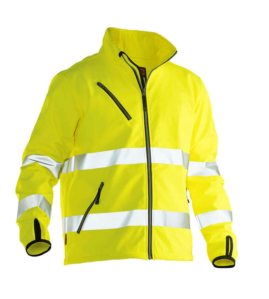 1202 Softshell Jacka Varsel Kl. 3 Gul