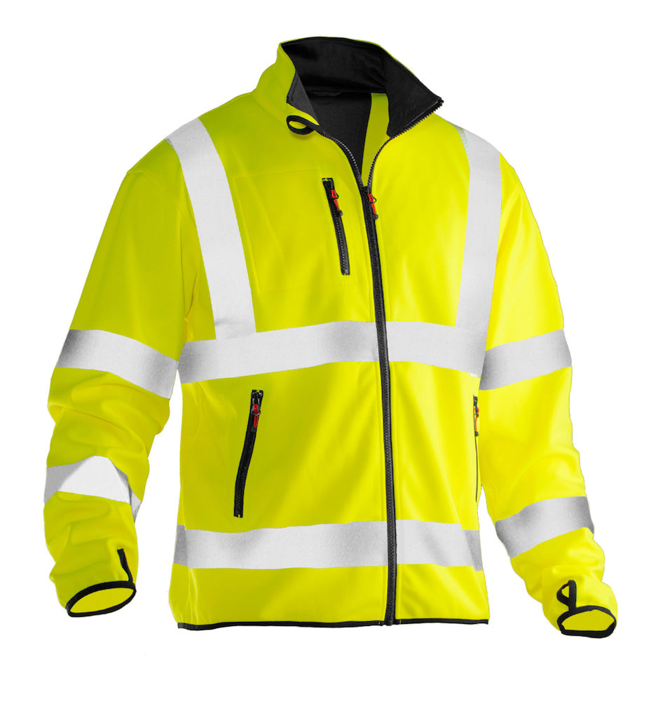 5101 Softshell Light Jacka Varsel Kl. 3 Gul