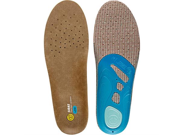SIDAS 3FEET OUTDOOR LOW Blå  Formade iläggssulor för låga fotvalv