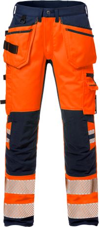 FRISTADS VARSEL HANTVERKARBYXA STRETCH 2710 PLU KL 2, DAM - 4