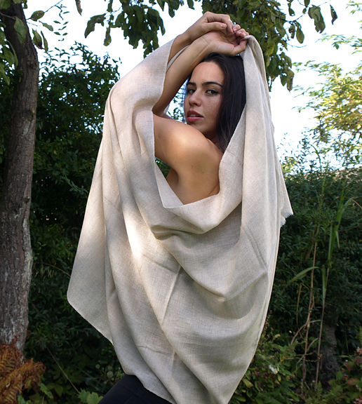 Kashmirsjal beige