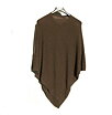 Poncho Mocca ull & kashmir