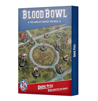 Blood Bowl: Gnome Pitch - Double-Sided Pitch and Dugouts