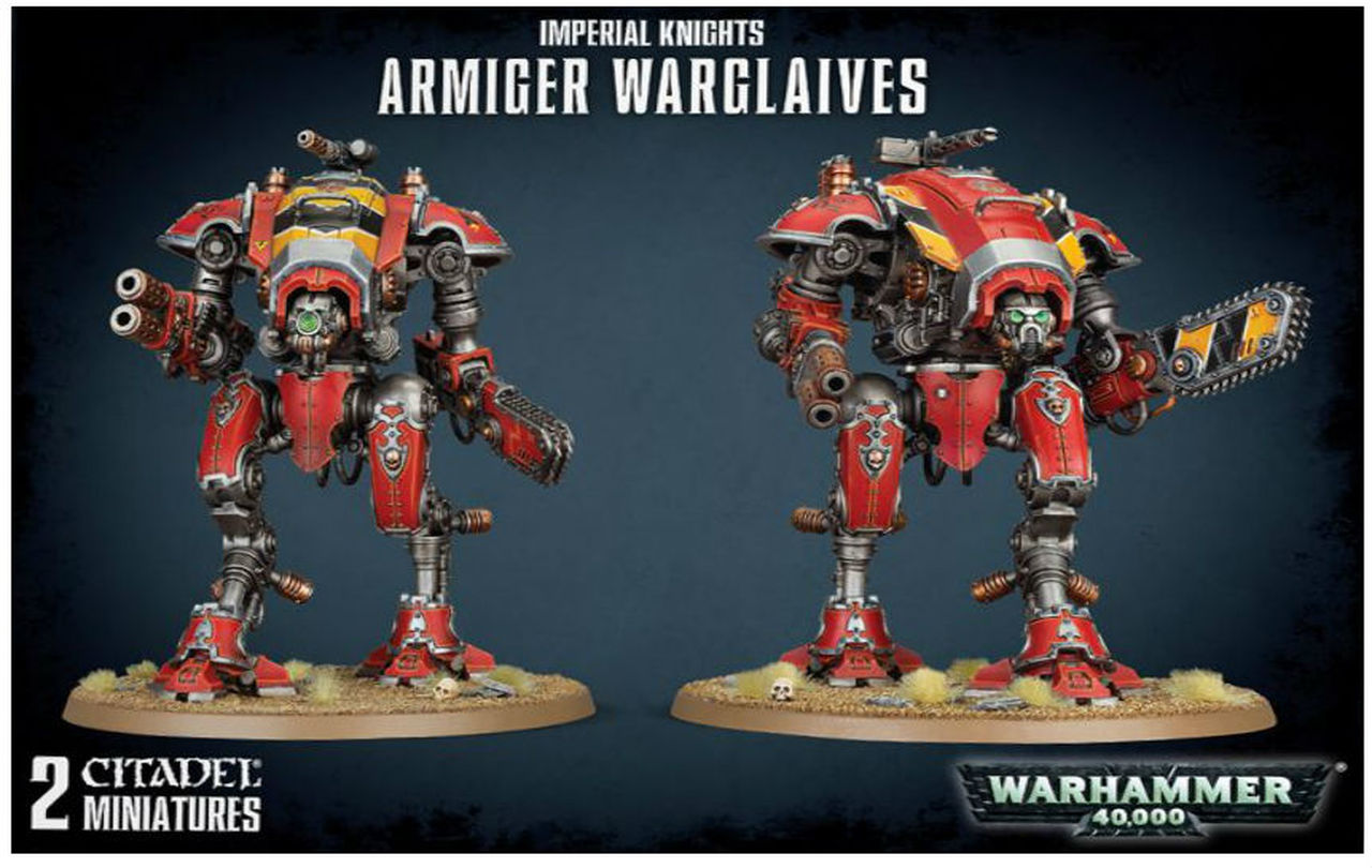 Armiger Warglaives Imperial Knights Warhammer 40K NIB 