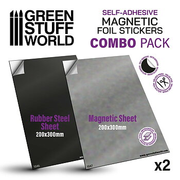Green Stuff World: Magnetic Sheet Combo - Self Adhesive
