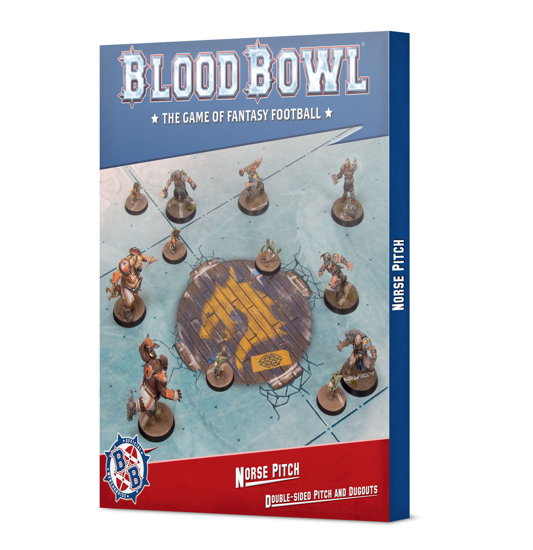 Blood Bowl: Norse Pitch - Double-Sided Pitch and Dugouts