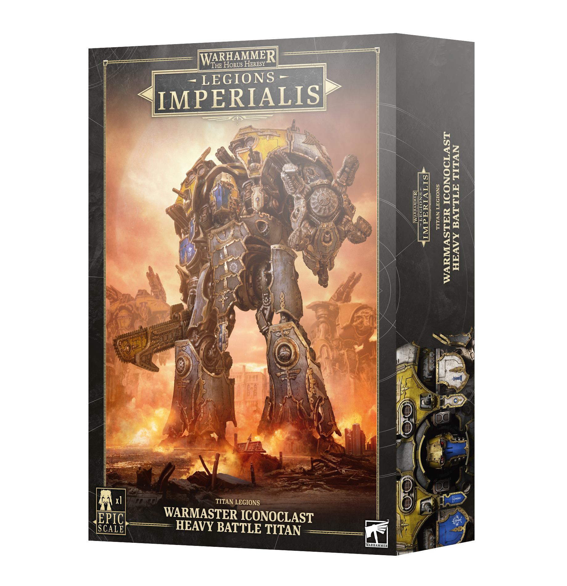 Legions Imperialis: Warmaster Heavy Battle Titan with Plasma Destructors