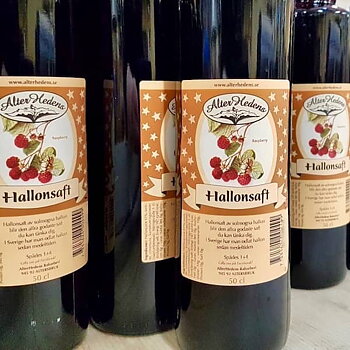 Hallonsaft,  AlterHedens, 50cl