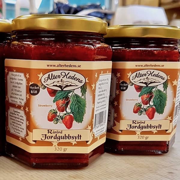 Rårörd Jordgubbssylt, 70%, AlterHedens, 320g