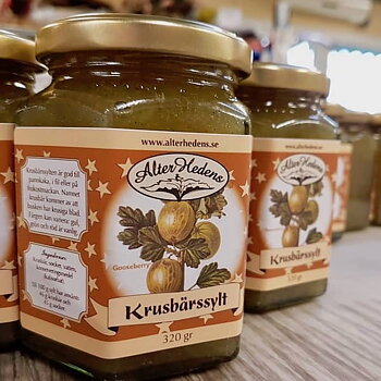 Krusbärssylt, mycket bär, AlterHedens