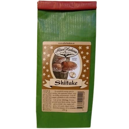 Shiitake, torkad, 20 gram, 12st/låda - 2