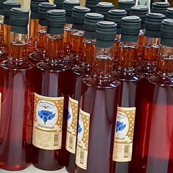 Blåklintsaft, saft av blåklint, 50cl