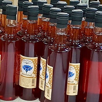 Blåklintsaft, saft av blåklint, 50cl