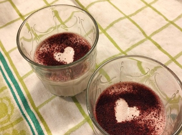 svartvinbärspannacotta