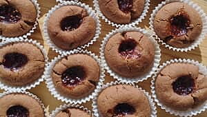 Chokladgrottor med Hallon