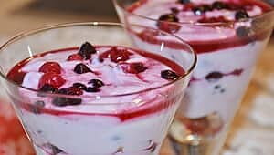 Hallonmousse