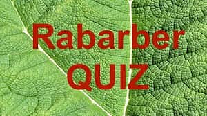 Quiz Vad vet du om Rabarber?