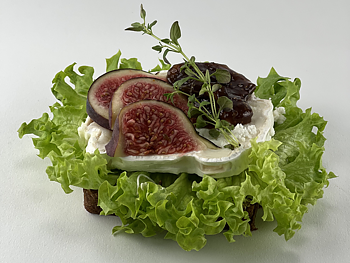 Smörrebröd Getost & Fikon