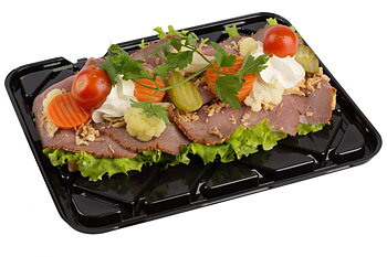 Landgång med rostbiff
