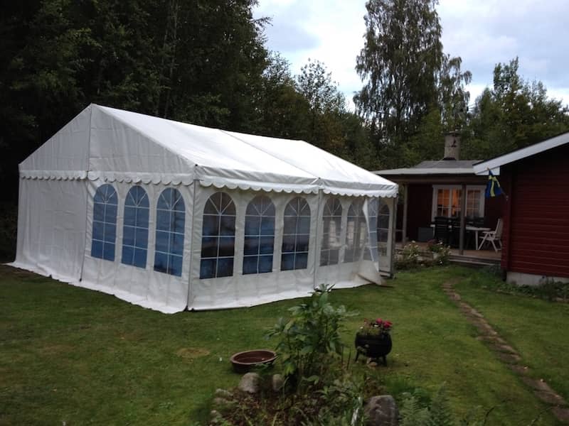 Partytält 6x6m