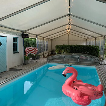 Partytält 6x21m