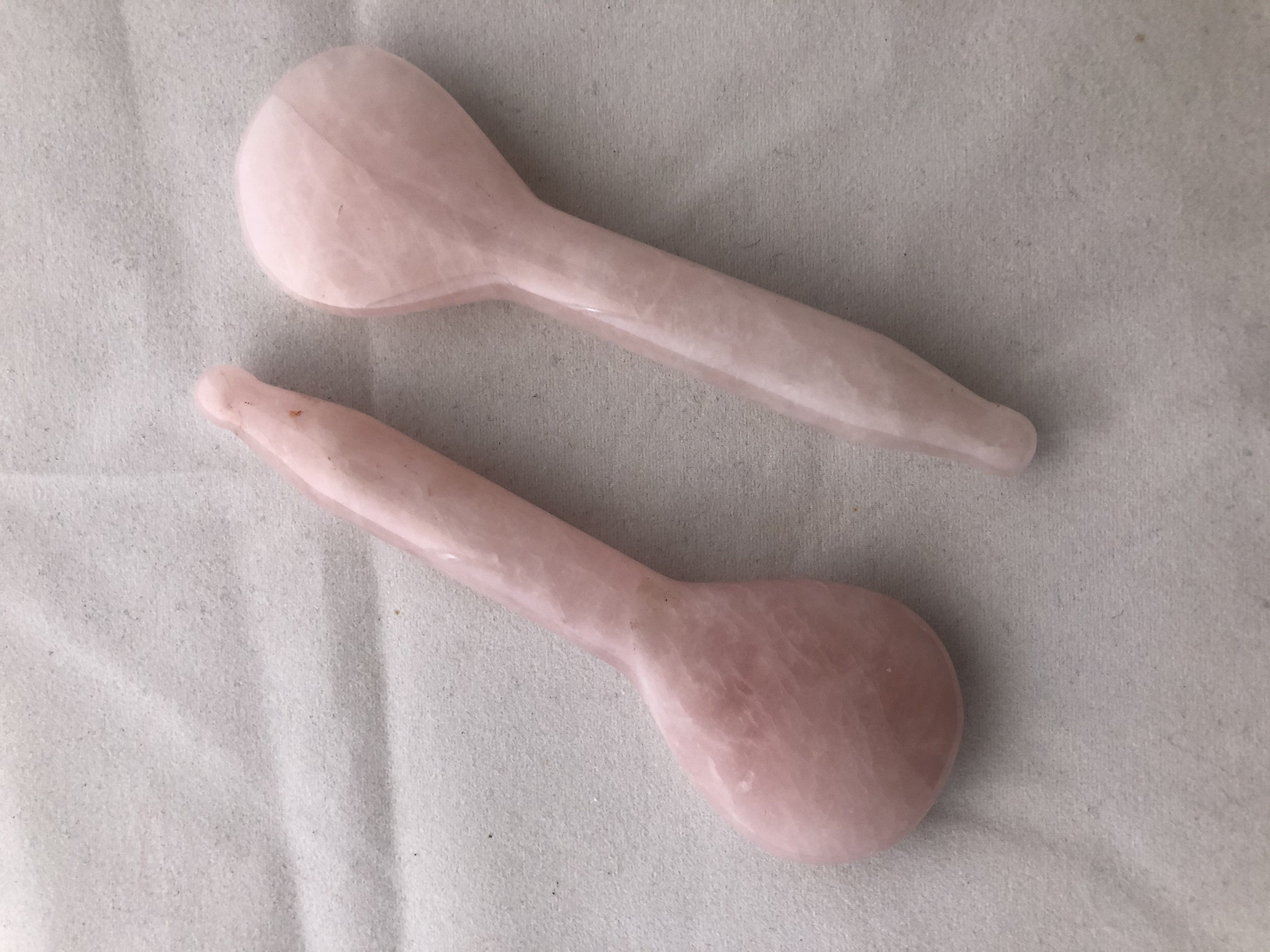Gua sha Sked / Spets Rosenkvarts
