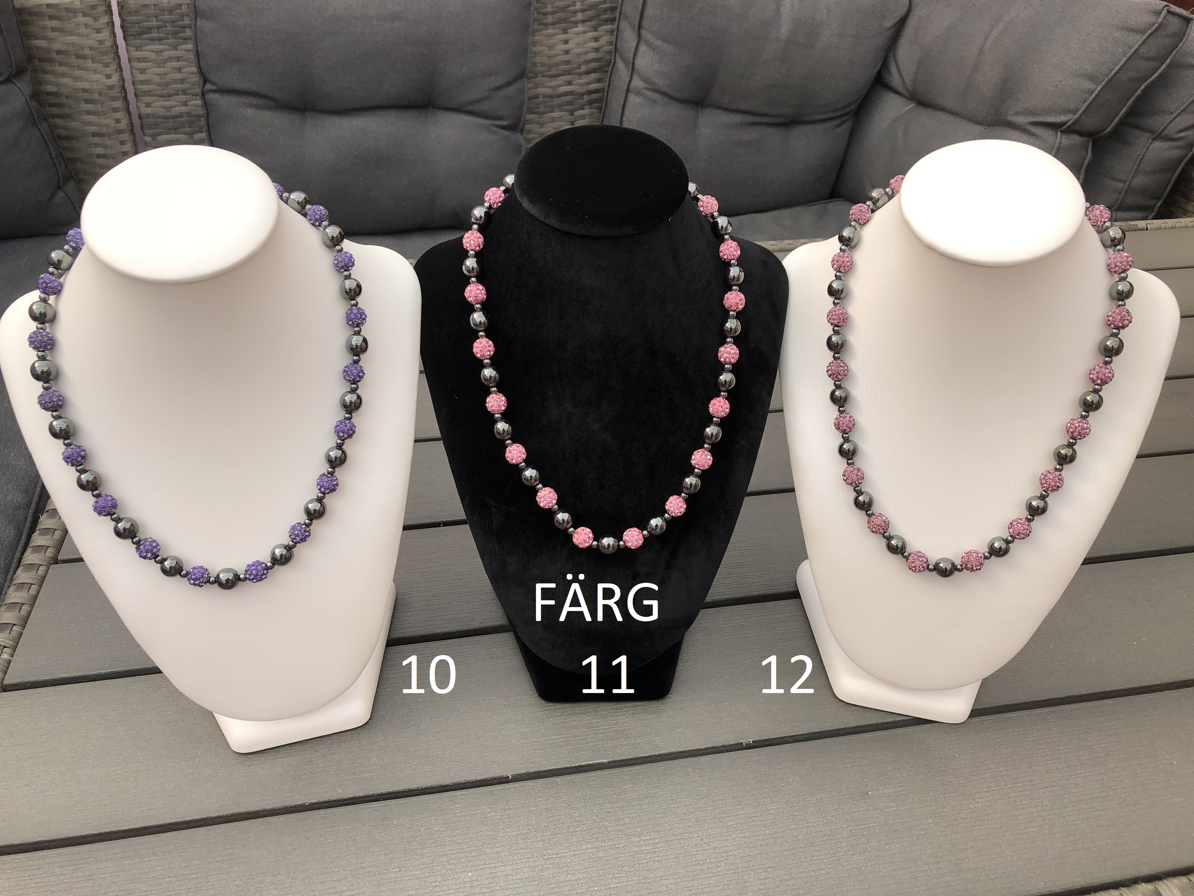 Halsband Hematit/Shamballa - 4