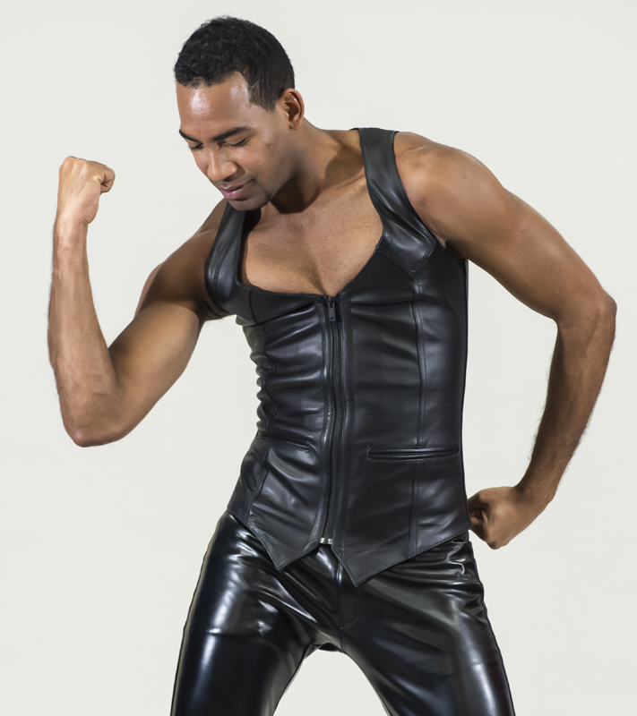Leather corset vest - Chambers of Love