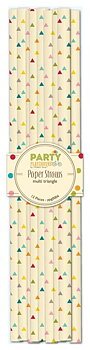 Multi Triangle, Papperssugrör, 12st, Jillibean Soup 