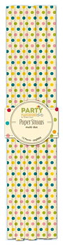 Multi Dot, Papperssugrör, 12st, Jillibean Soup 