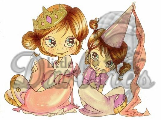 Queenie & Princess, Saturated Canary, Little Darlings