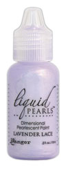 Lavender Lace, Liquid Pearls, Ranger Ink