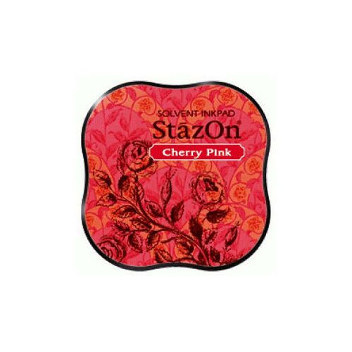Rosa - Cherry Pink, StazOn Midi Pad, Tsukineko, 