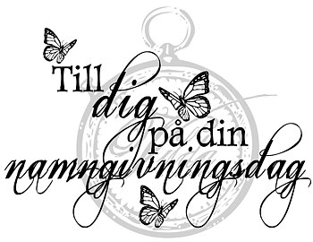 Till dig på din namngivning, Vilda Stamps,