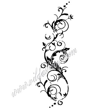 Grungeswirl, Vilda Stamps,