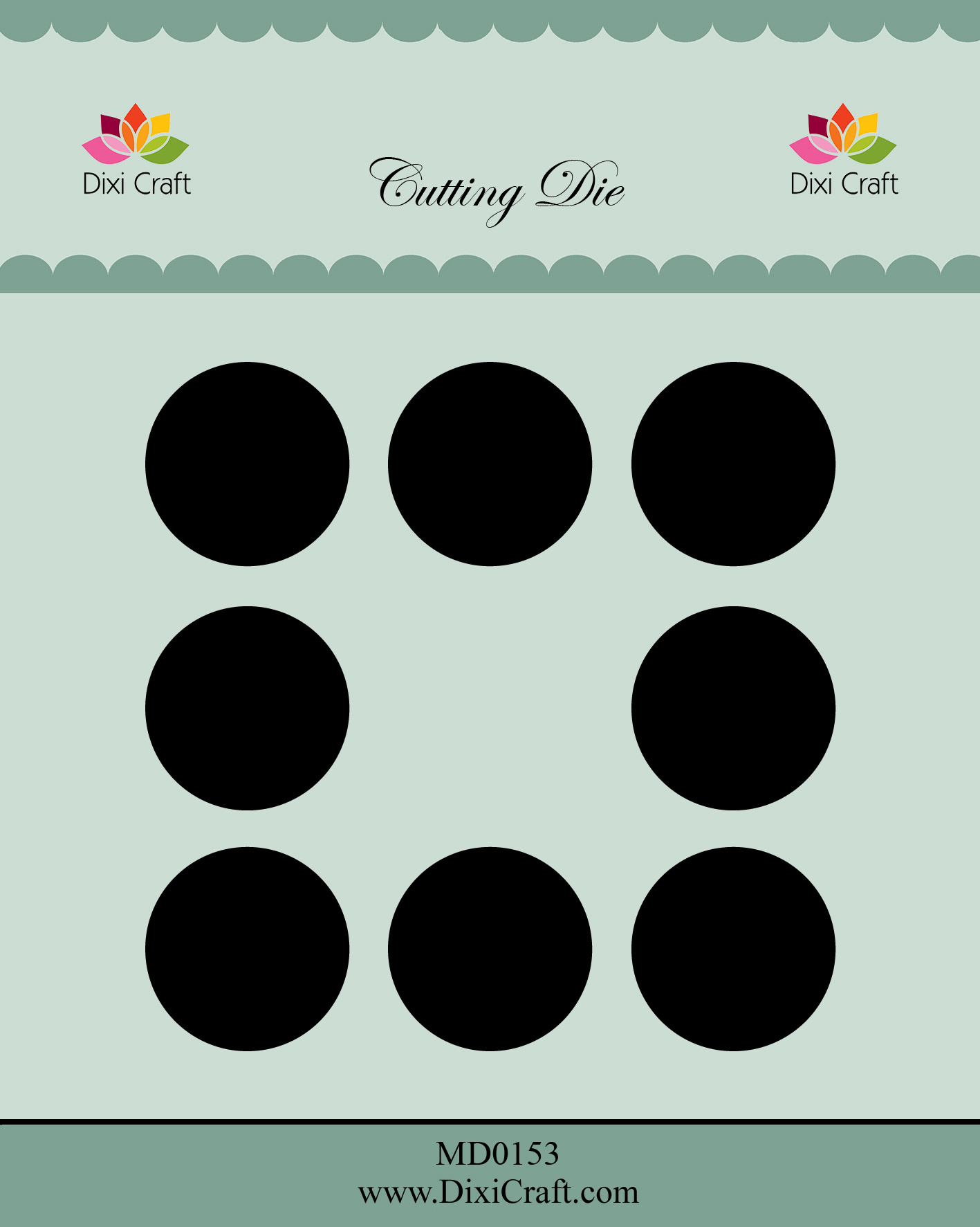 Hole Die för epoxy toppers, Dixi Craft