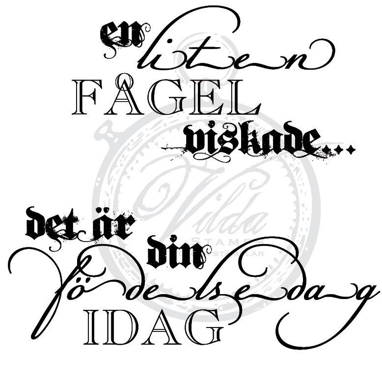 En liten fågel viskade, Vilda Stamps,