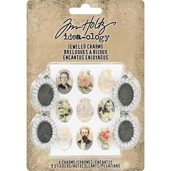 Jeweled charms, idea-ology,  Tim Holtz