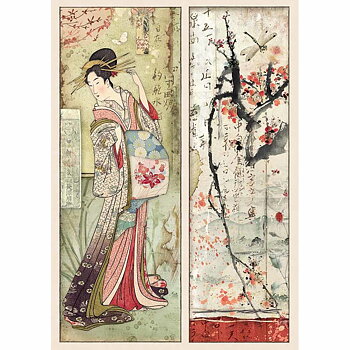 Geisha, Rispapper, A4, Stamperia 