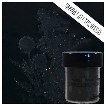 Obviously Black, Embossing Powder, Lindy's Stamp Gang