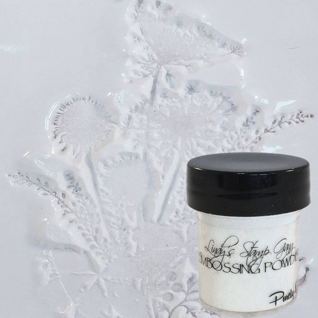 Purely White, Embossing Powder, Lindy's Stamp Gang - 2