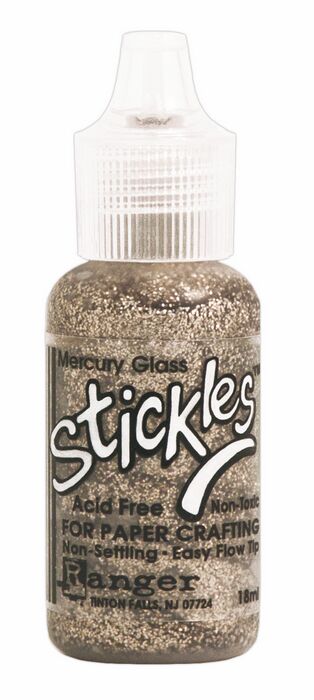 Mercury Glass, Stickles Glitter Glue, Ranger Ink