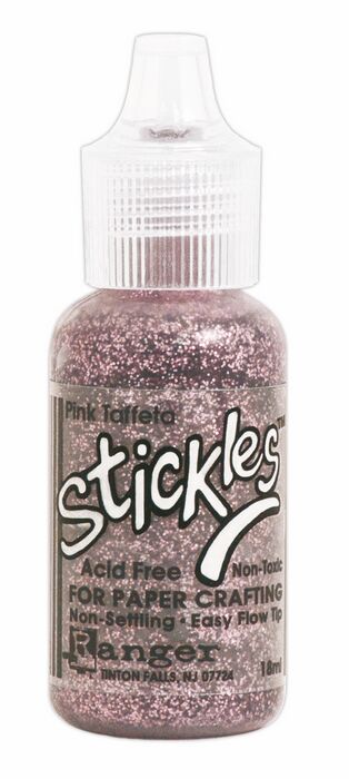Pink Taffeta, Stickles Glitter Glue, Ranger Ink