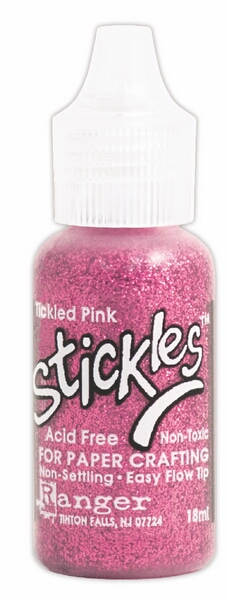 Tickled Pink, Stickles Glitter Glue, Ranger Ink