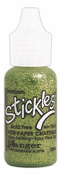 Seafoam, Stickles Glitter Glue, Ranger Ink