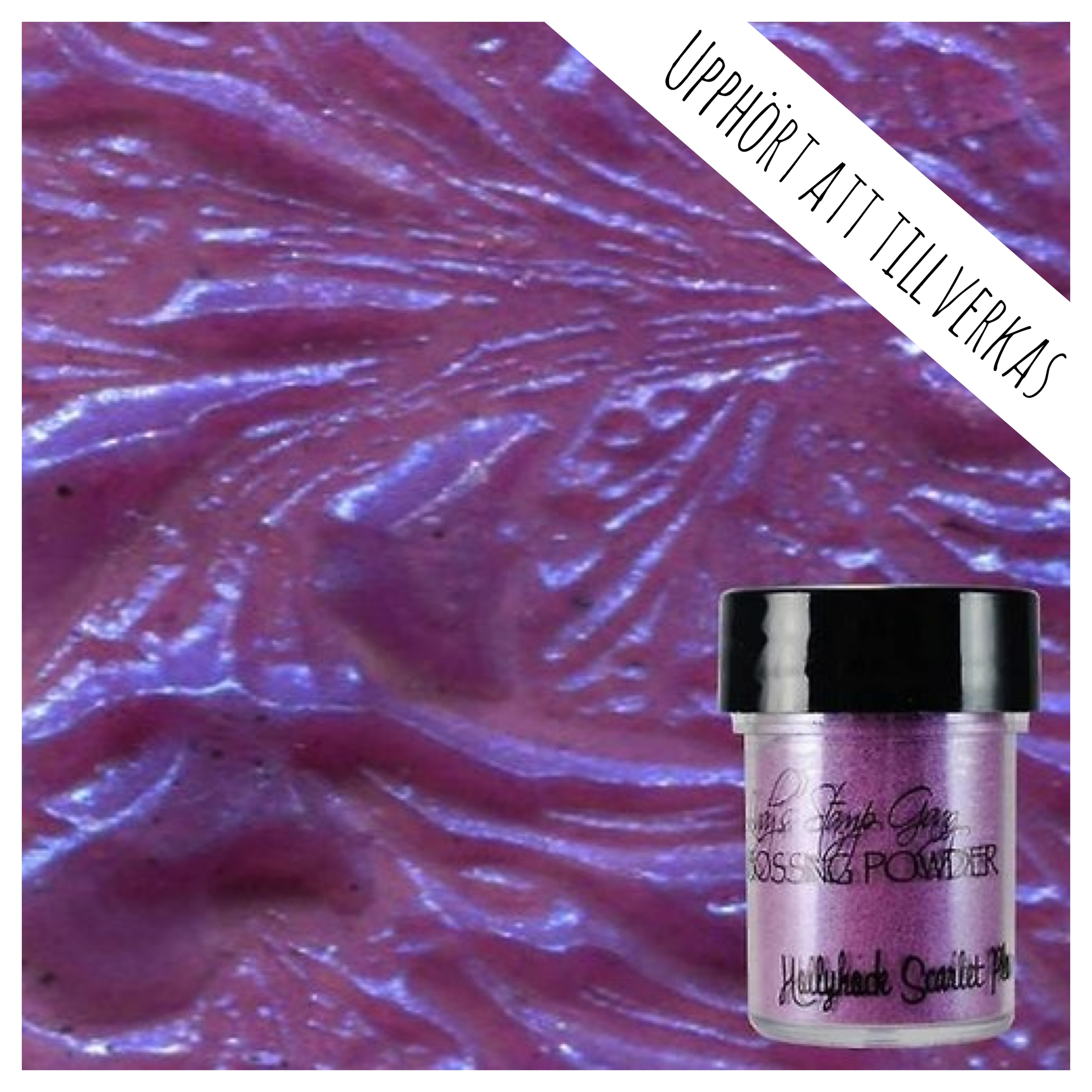 Hollyhock Scarlet Plum, Embossing Powder, Lindy's Stamp Gang